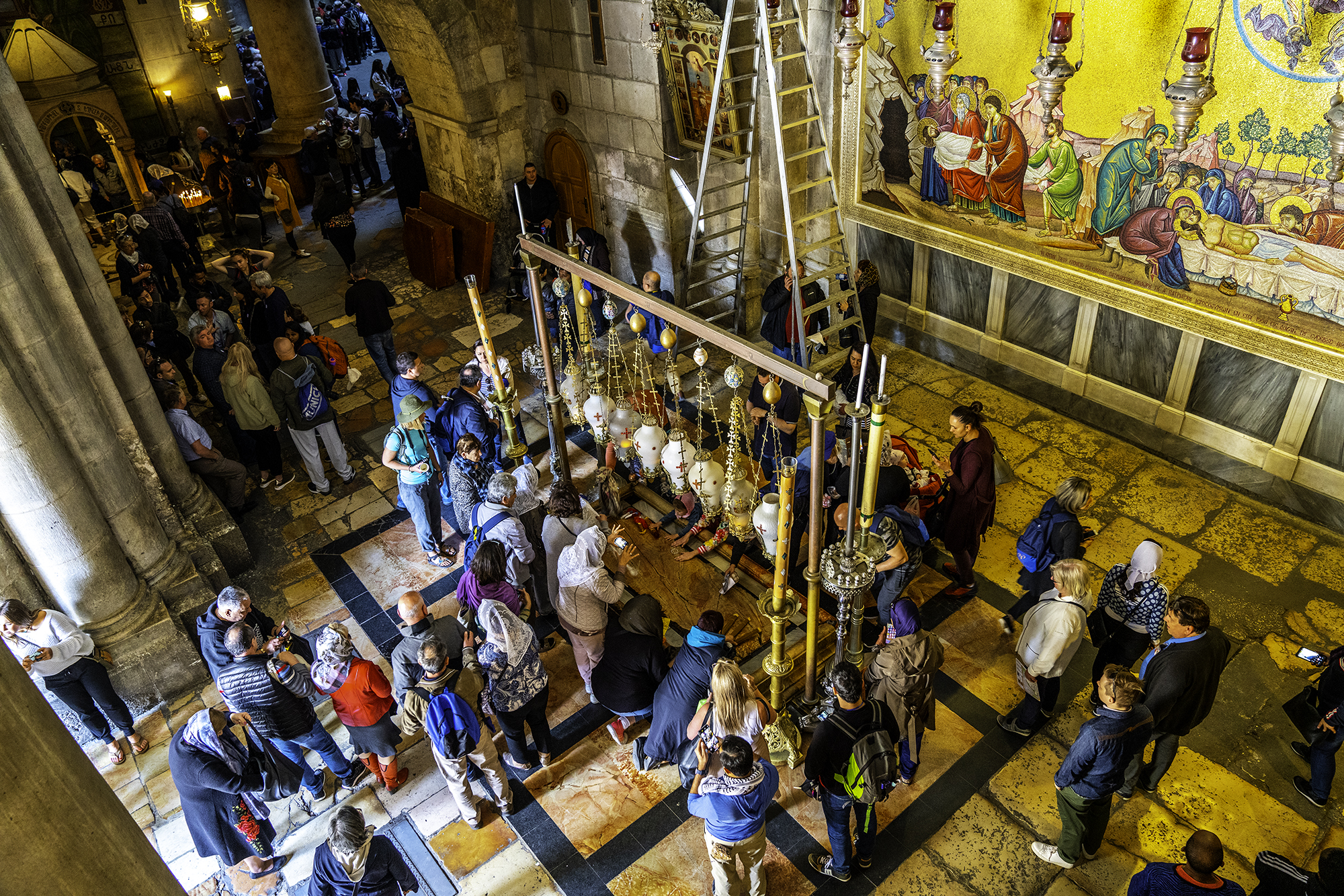 Jerusalem - Church of the Holy Sepulchre - Stone of Anointing