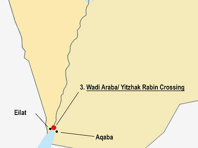 Southern Crossing: Wadi Araba / Yitzhak Rabin Crossing