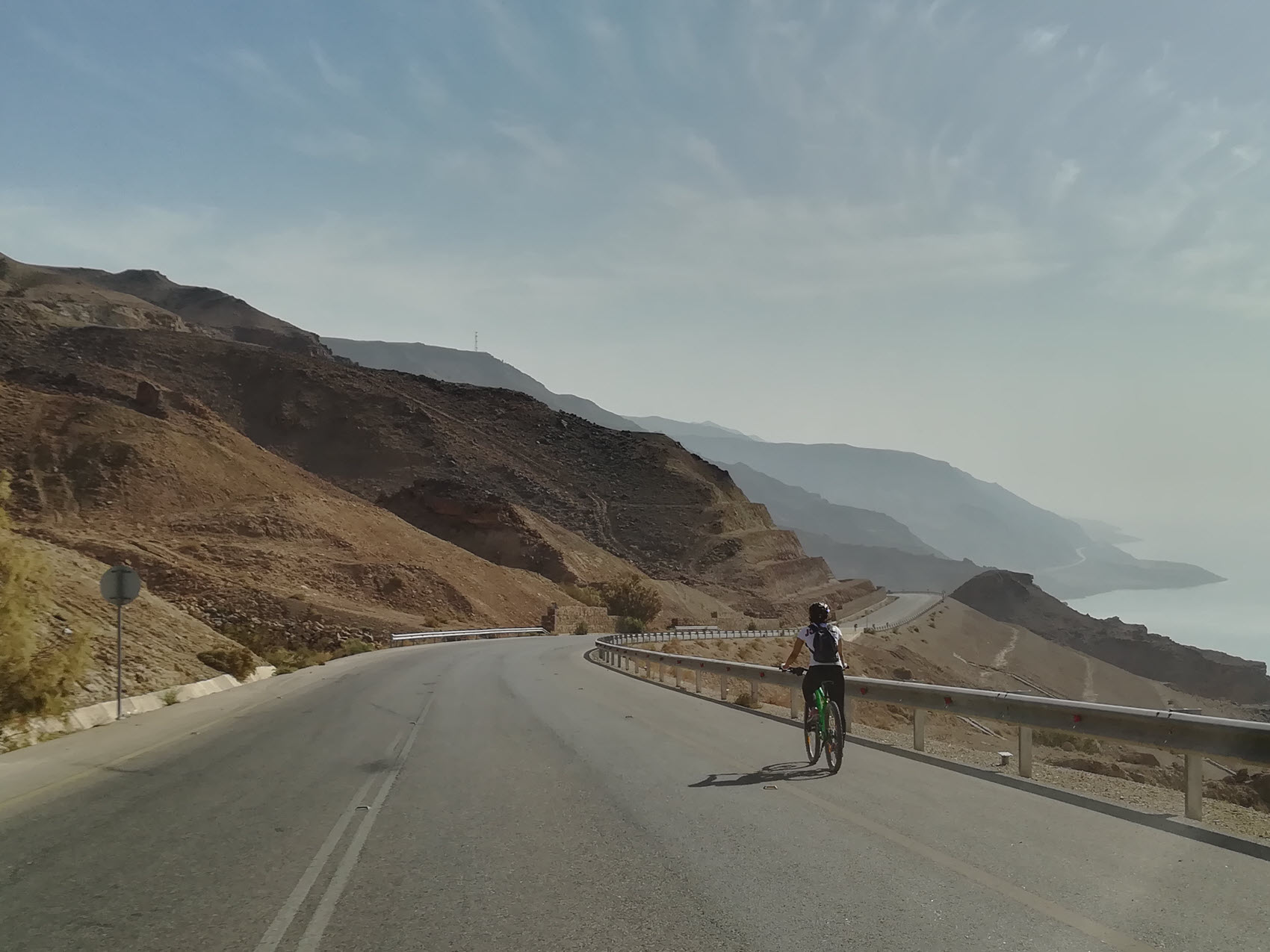 Bike ride from Madaba to Dead Sea 2